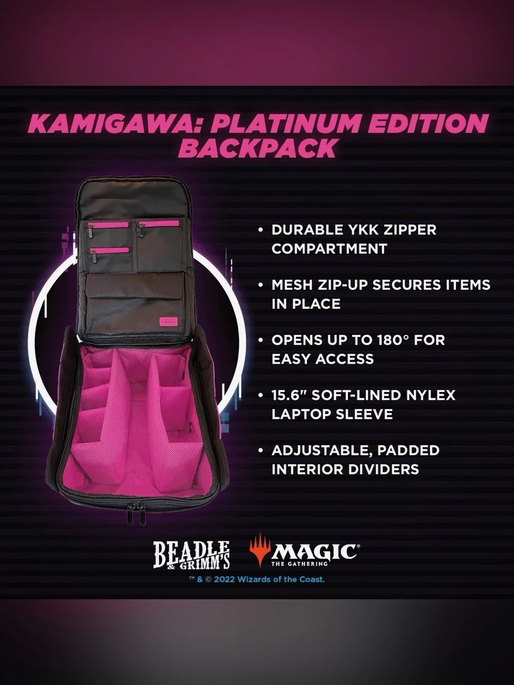 Beadle & Grimm's Magic The Gathering Kamigawa Backpack Numbered Out of 1500 Rare